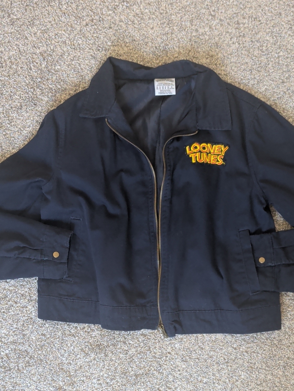 Warner Bros "That's all Folks" Looney Tunes Zip Jacket